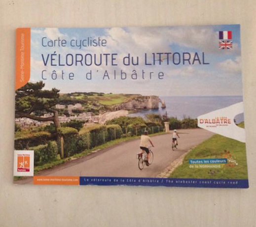 Côte d'Albâtre : carte cycliste 