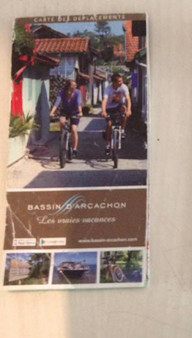 Bassin d'Arcachon : carte des pistes cyclables 