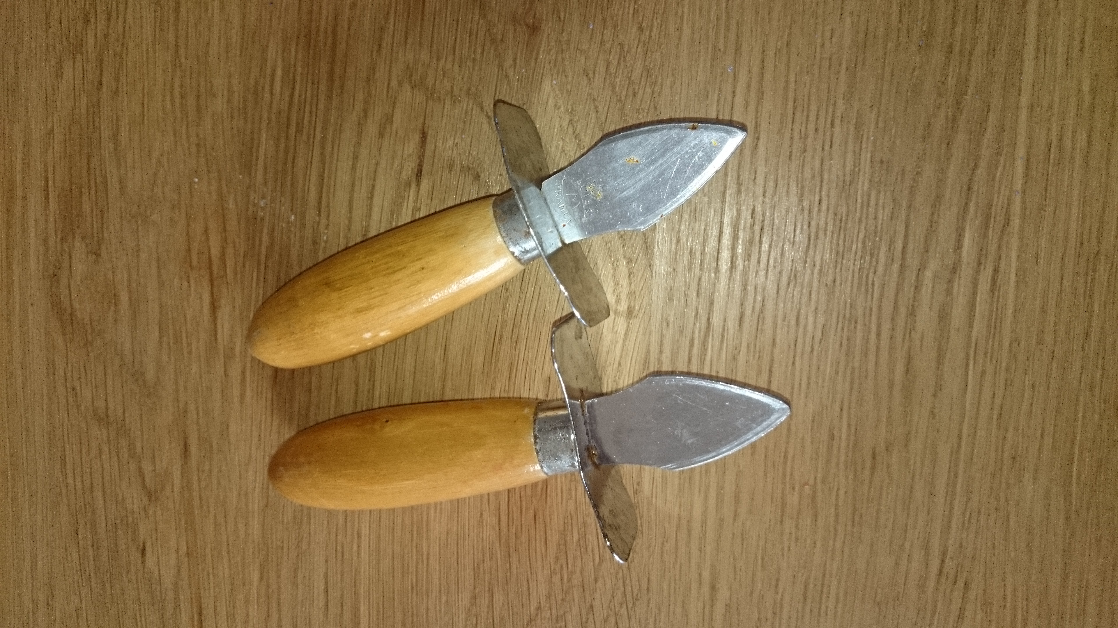 couteaux à huitre