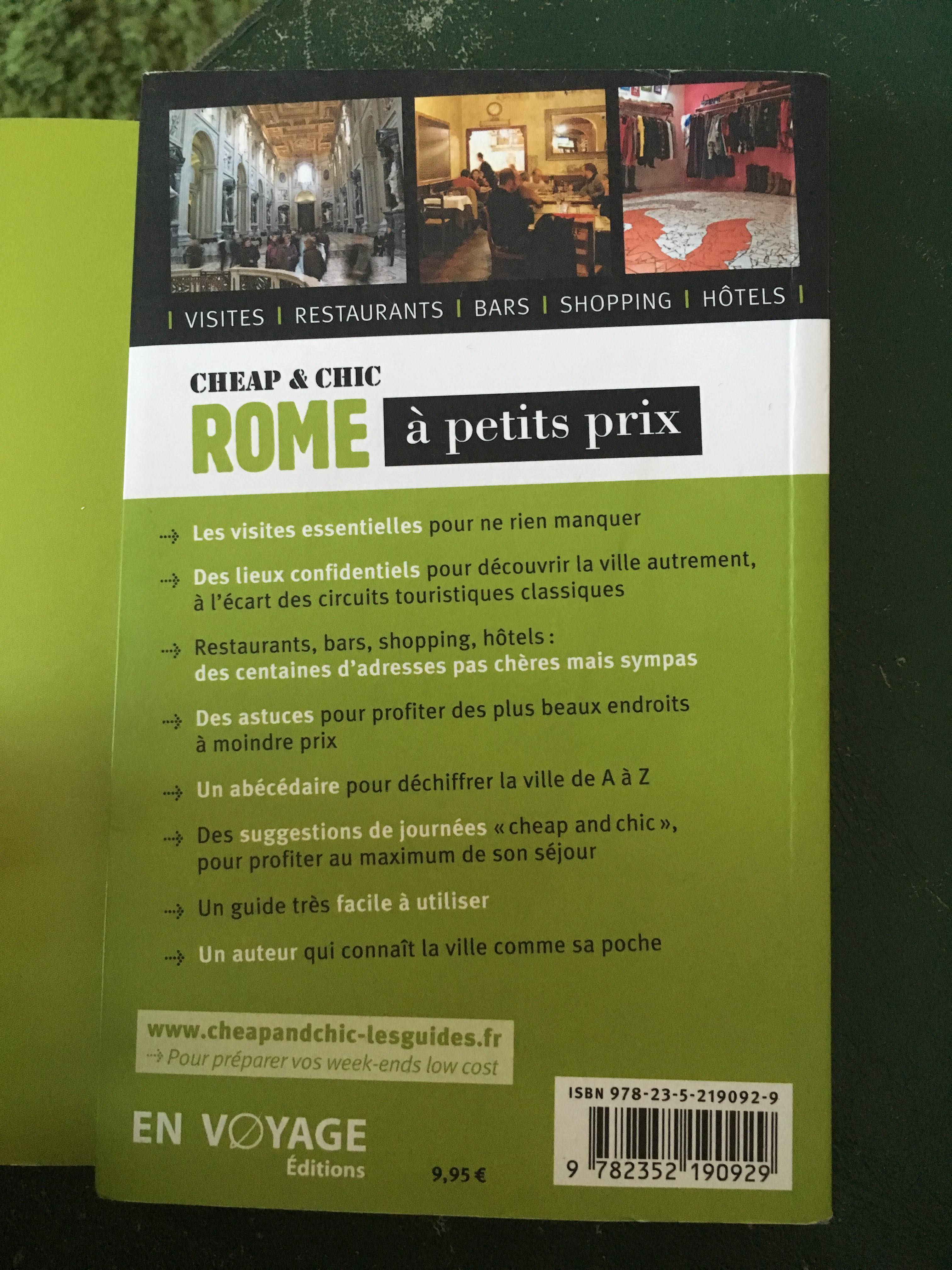 Guide "Rome à petits prix"